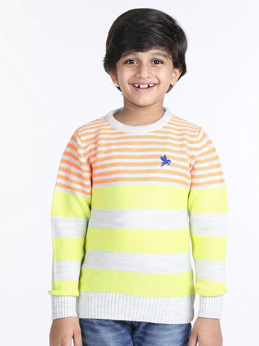 wingsfield boys striped acrylic pullover