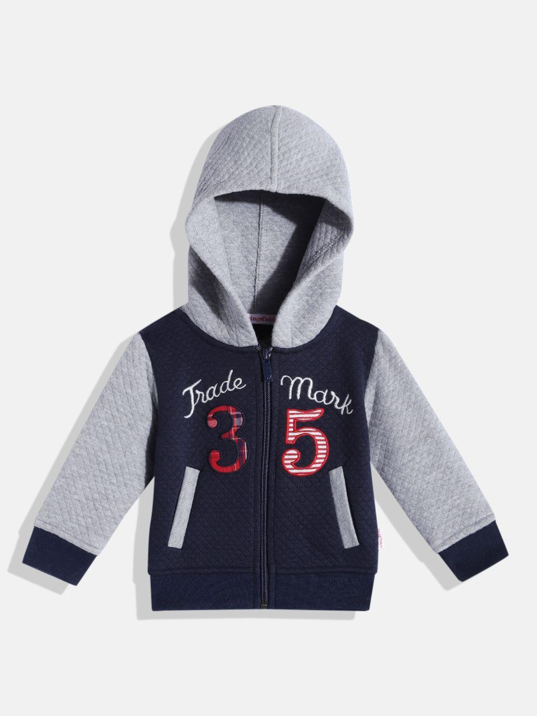 wingsfield boys navy blue hooded sweatshirt