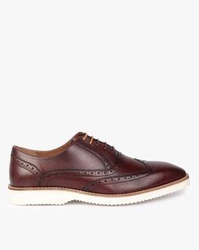 wingtip lace-up oxford shoes