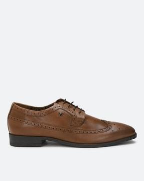 wingtip oxfords with perforations