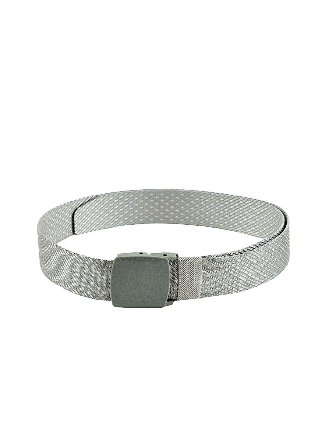 winsome deal men grey woven design belt