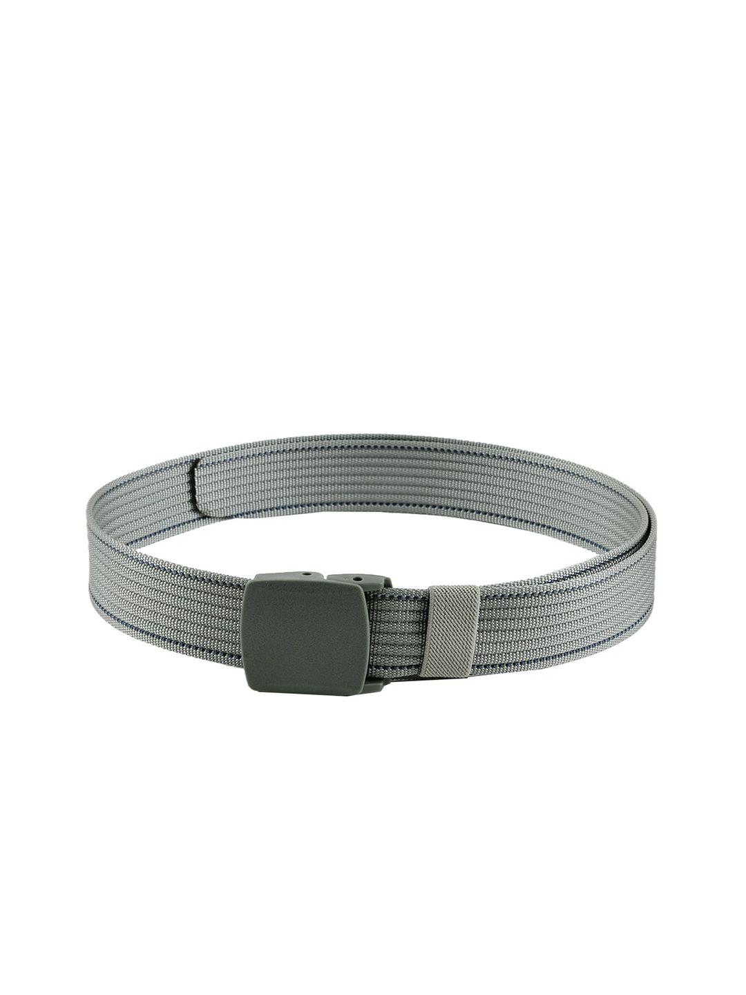 winsome deal men silver-toned braided solid belt