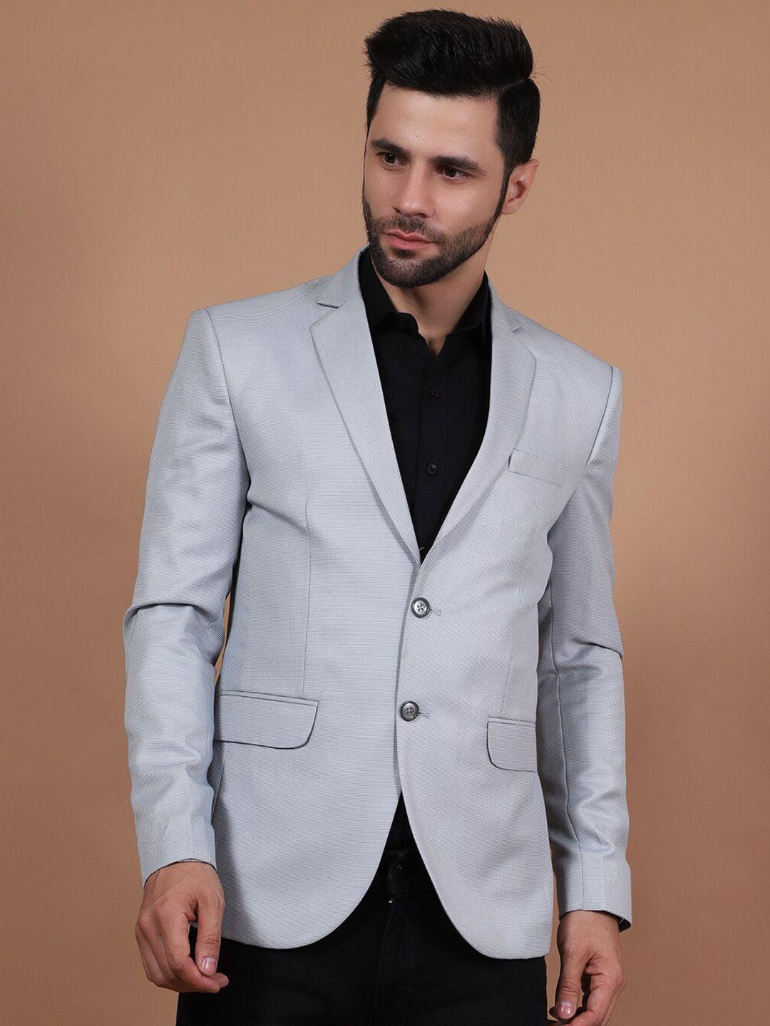 wintage notched lapel collar single-breasted blazer