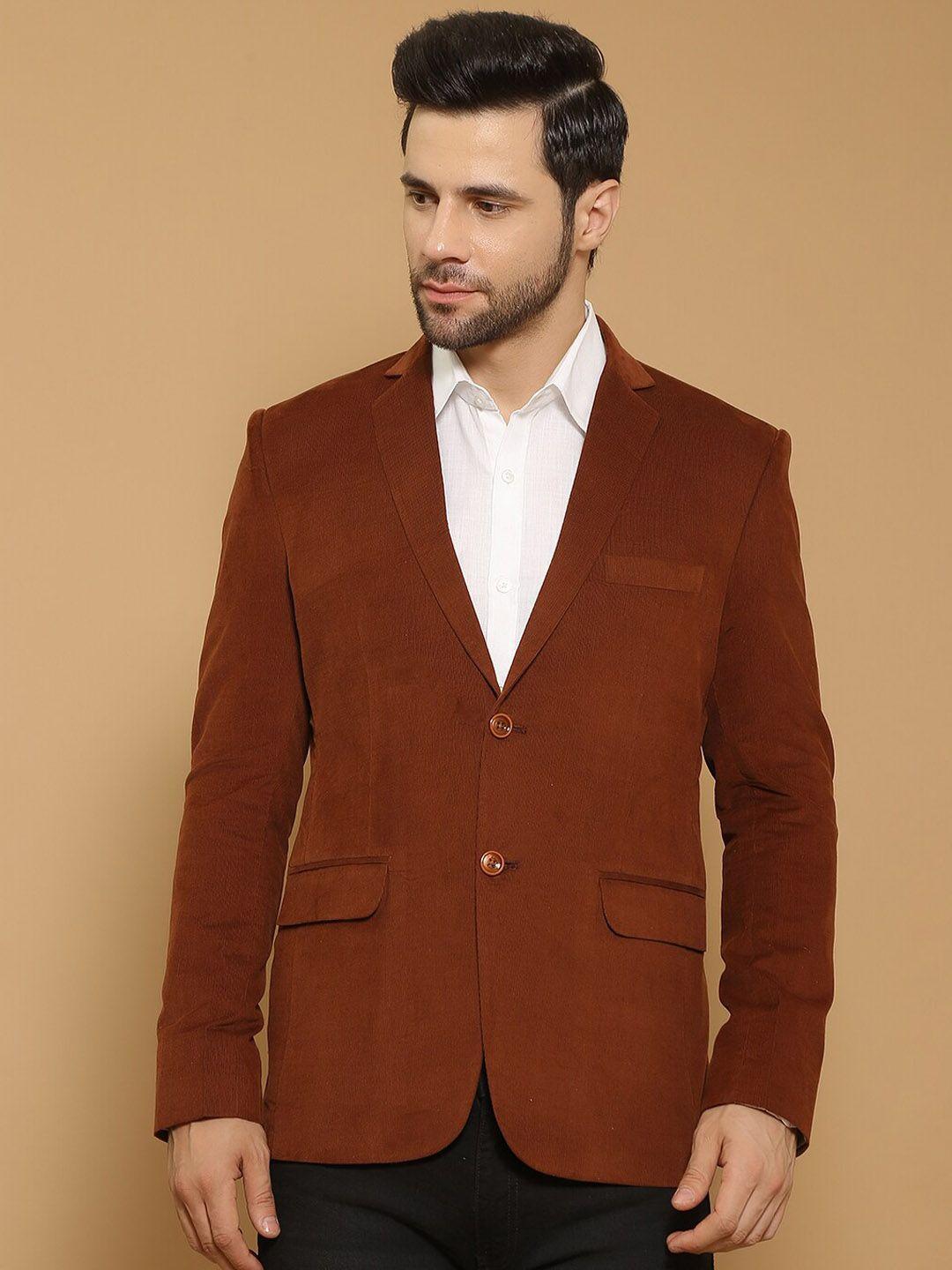 wintage single-breasted corduroy cotton formal blazer