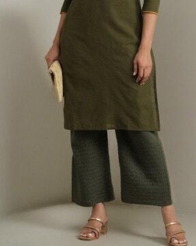 winter palazzos with elasticated waistband