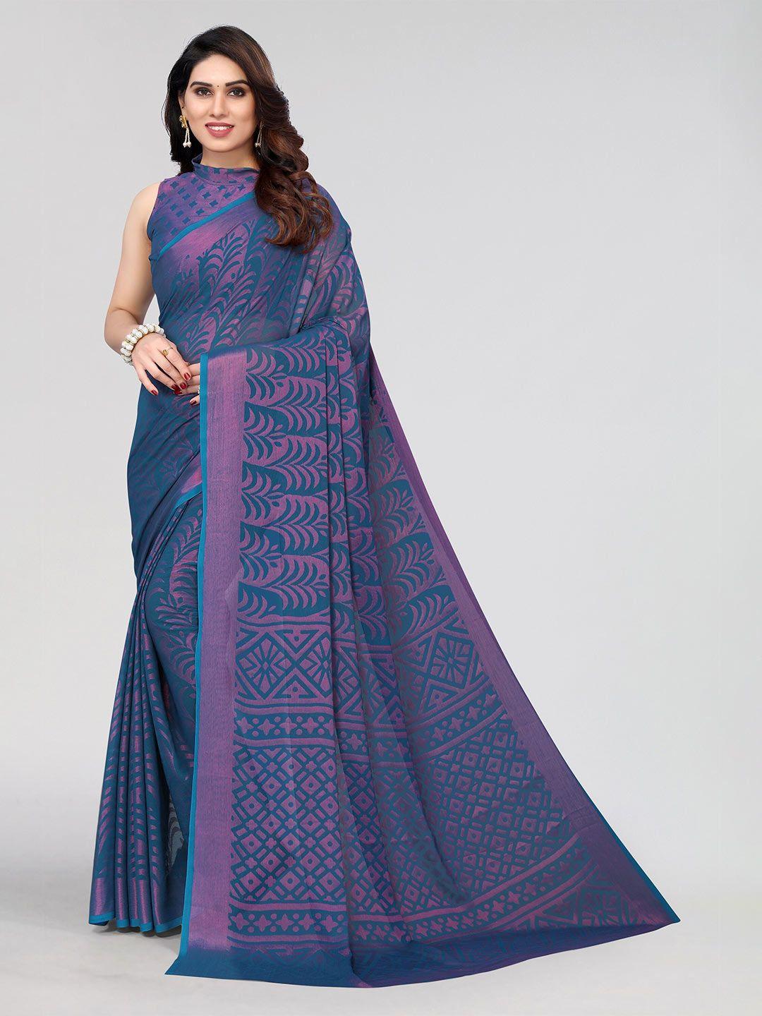 winza designer floral printed venkatgiri saree