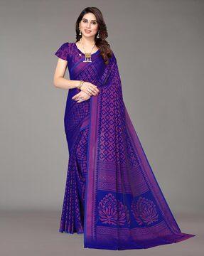 winza designer women fashion chiffon saree for women (chiffon sarees, sarees for wedding) saree