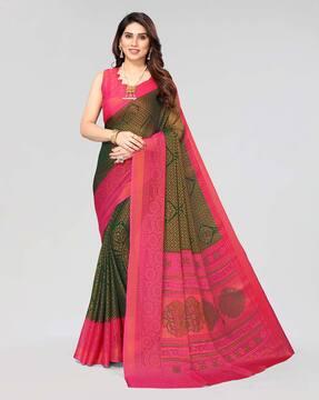 winza designer women fashion chiffon saree for women (chiffon sarees, sarees for wedding) solid saree