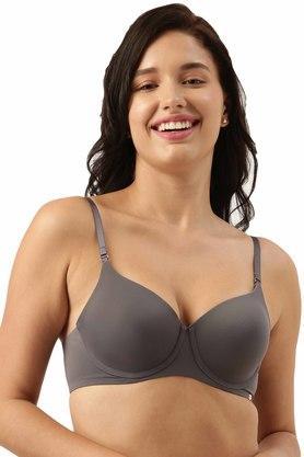 wired removable straps lightly padded women's every day bra - indiaink
