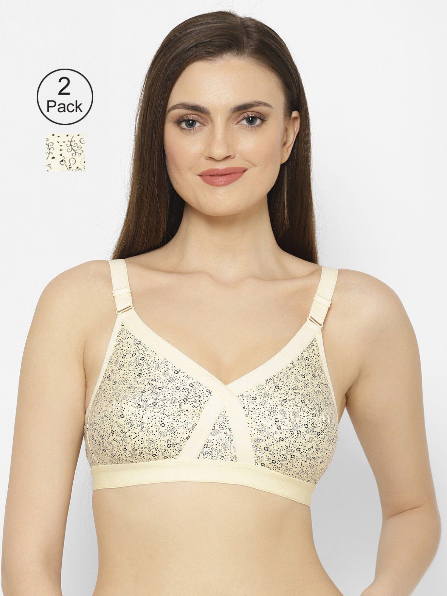 wirefree non-padded basics bra - off white