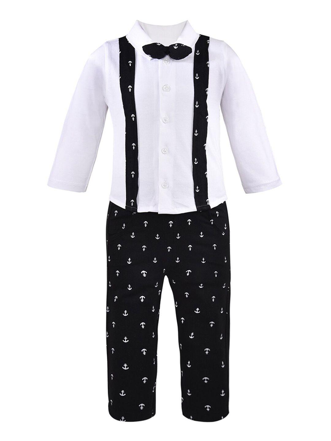 wish karo boys black & white shirt with trousers