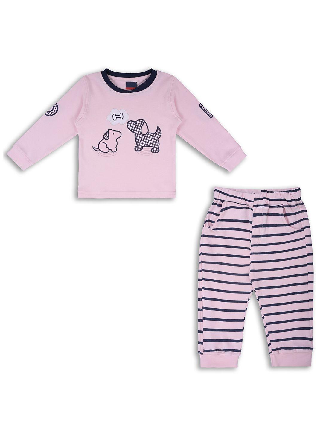 wish karo boys pink t-shirt with trousers