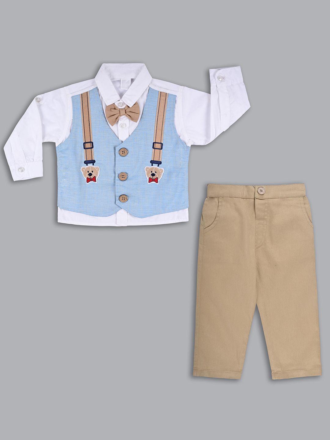 wish karo boys shirt collar clothing set