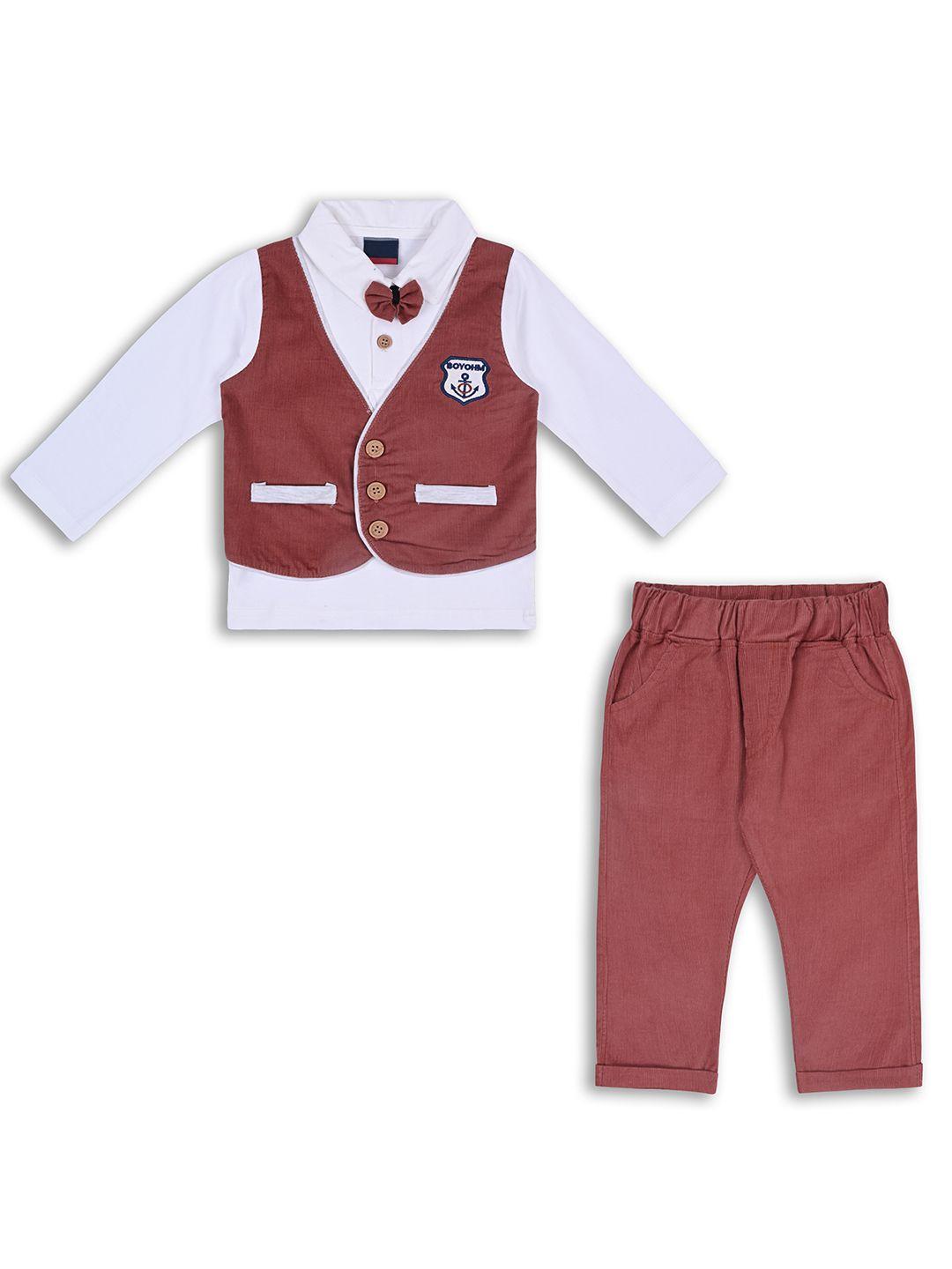 wish karo boys shirt with trousers & waistcoat