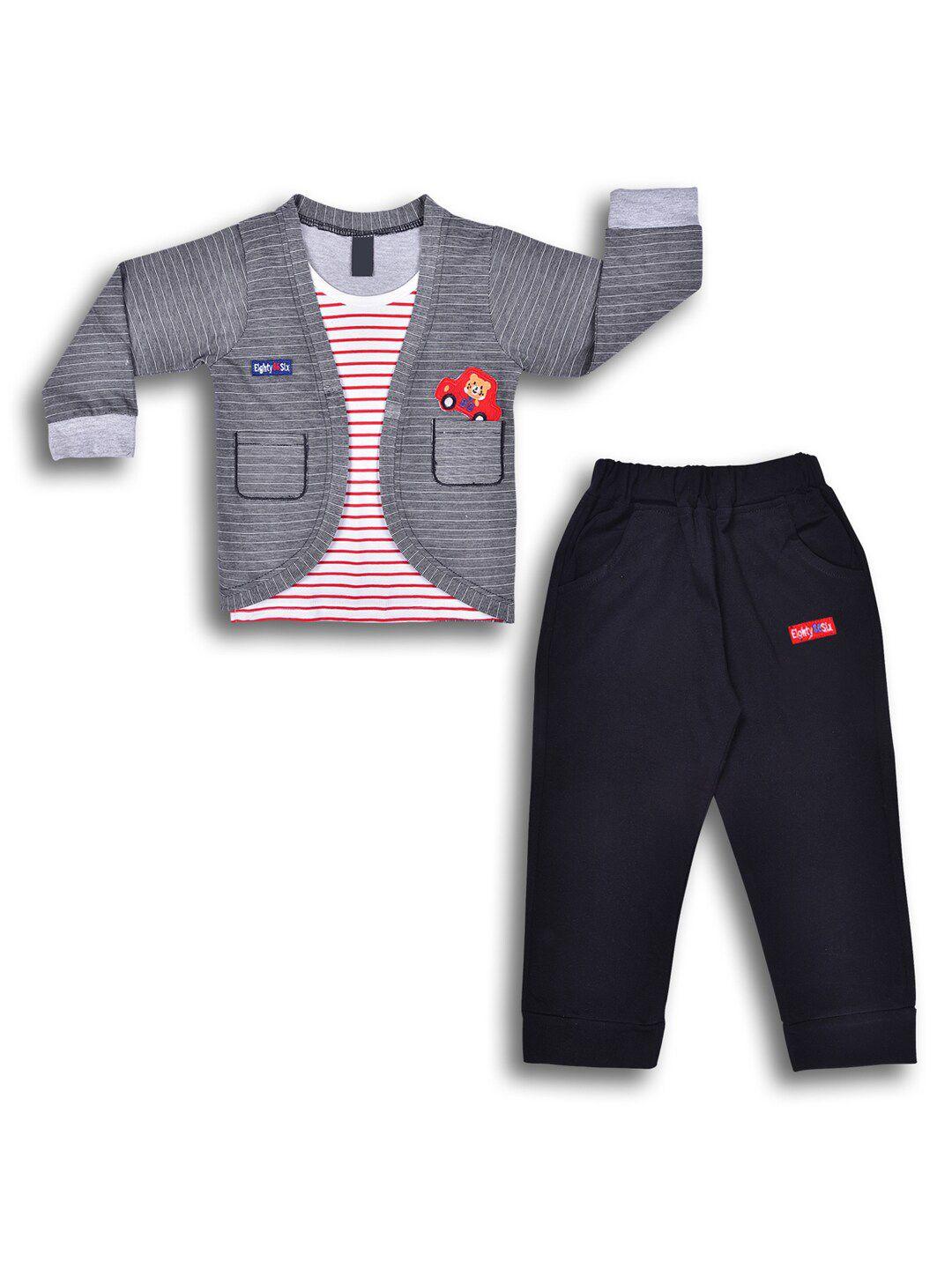 wish karo boys striped t-shirt with trousers