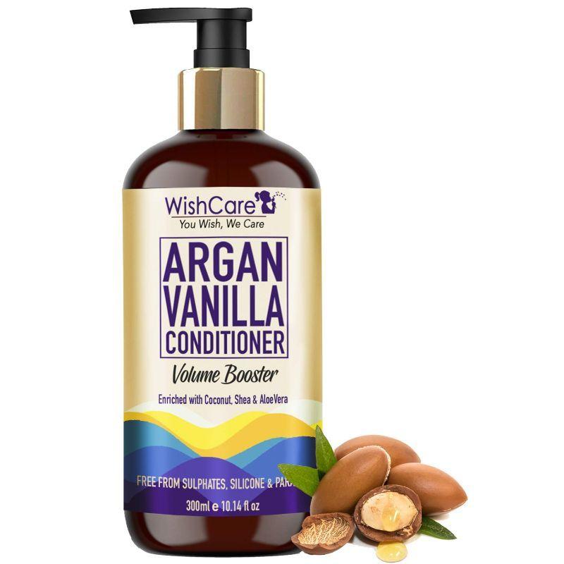 wishcare argan vanilla conditioner - volume booster