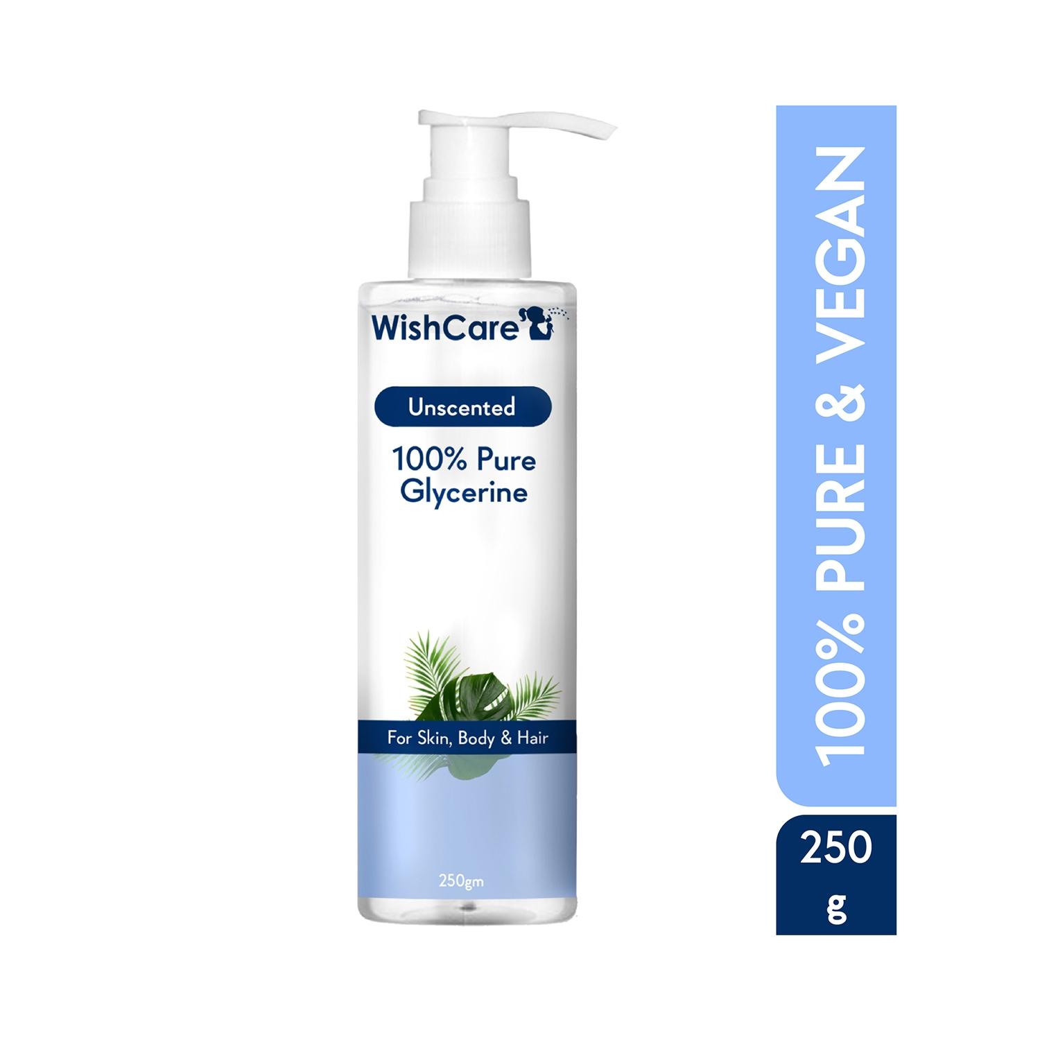 wishcare pure & unscented glycerin (250g)