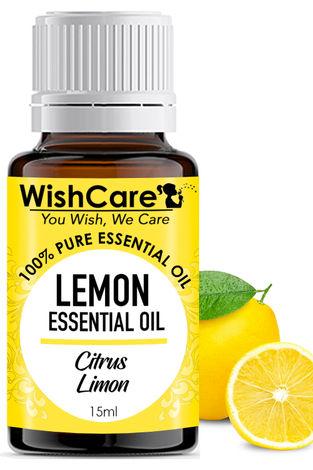 wishcare pure lemon essential oil - 15 ml