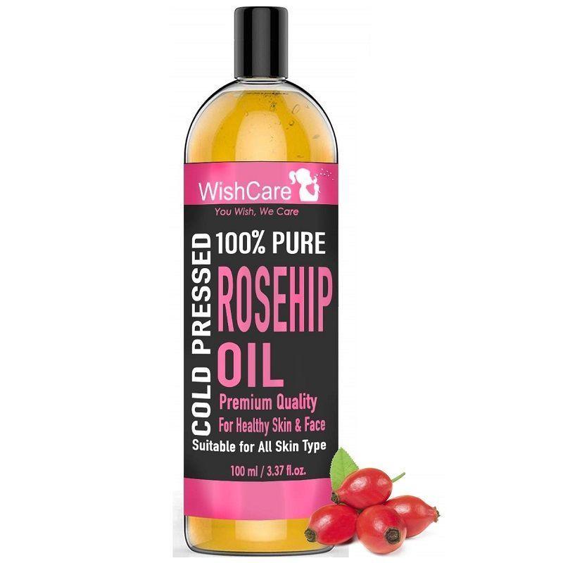 wishcare 100% pure & natural premium rosehip seed oil - rosehip oil for face