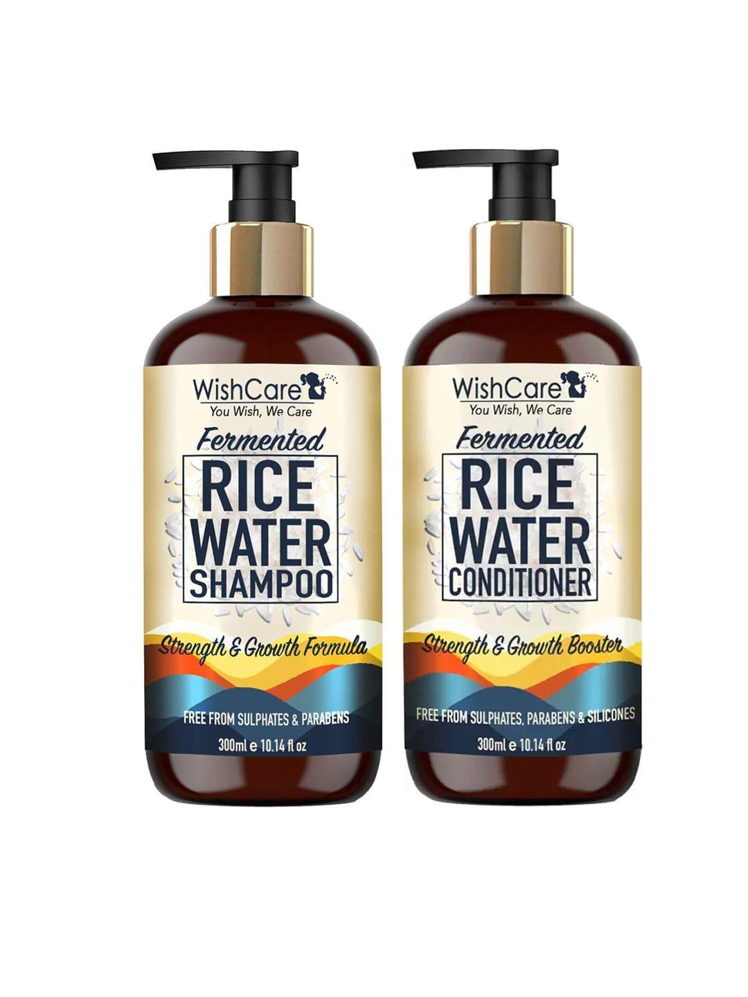 wishcare fermented rice water shampoo & conditioner