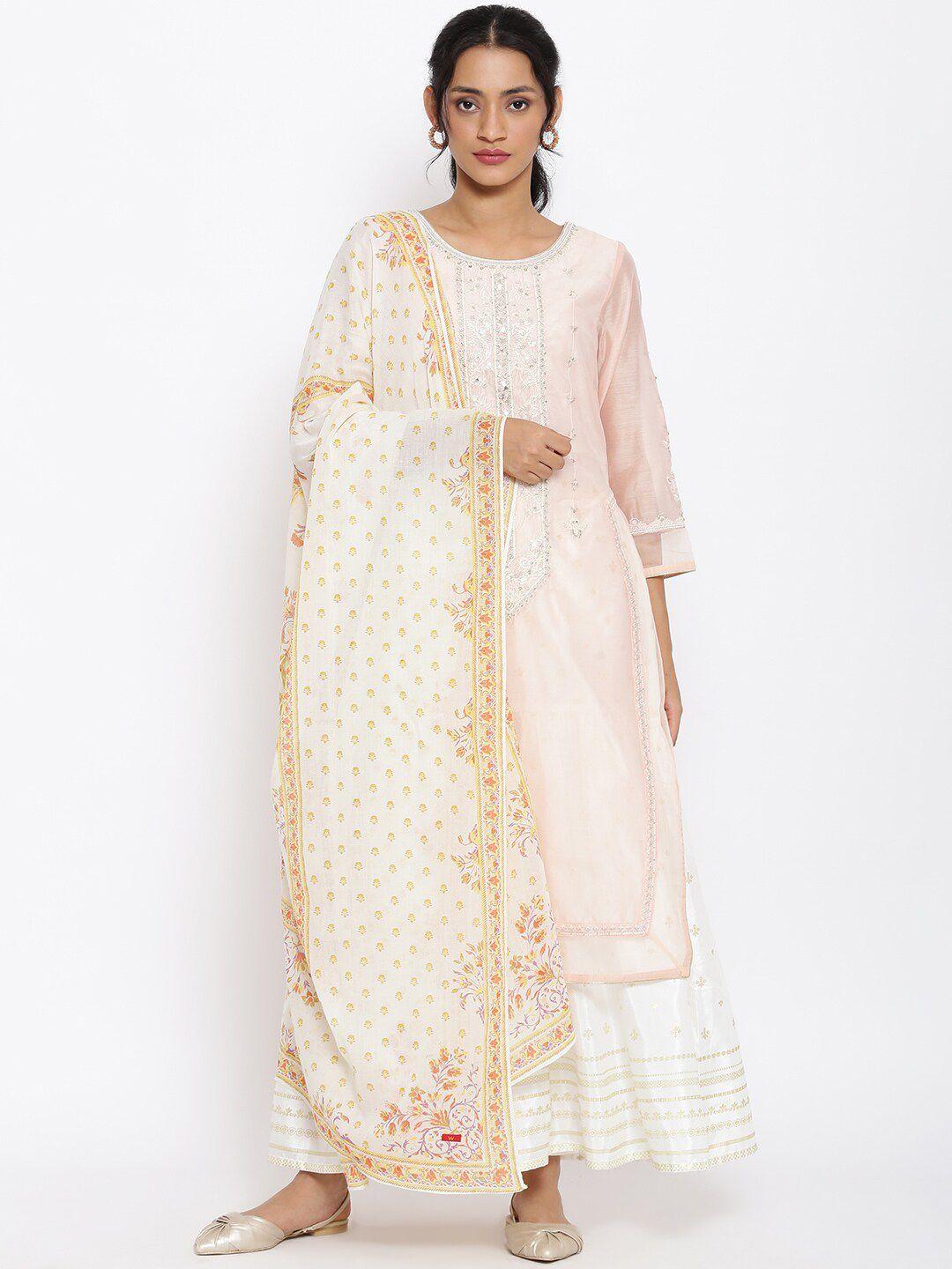 wishful pink ethnic motifs ethnic maxi dress