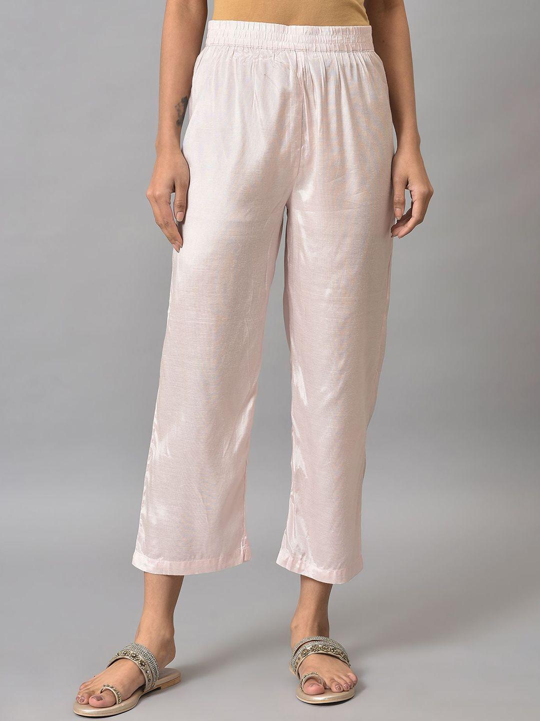 wishful women mid-rise trousers