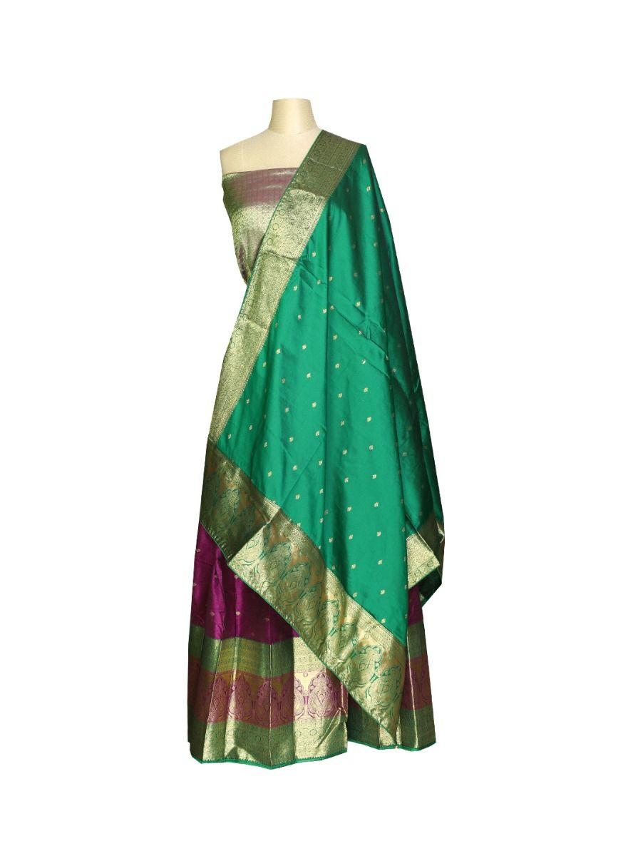 woman's semi-stitched lehenga choli - ekm - pjc3291925