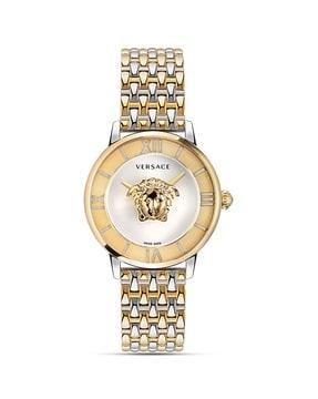 women analogue stainless steel round dial watch- ve2r00222