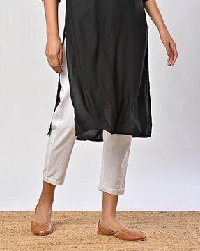 women ankle-length straight pants