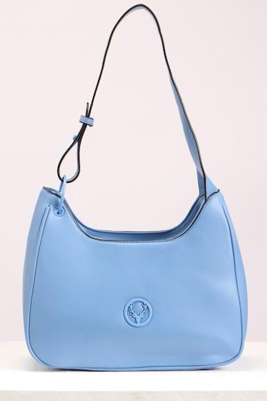 women blue casual sling bag