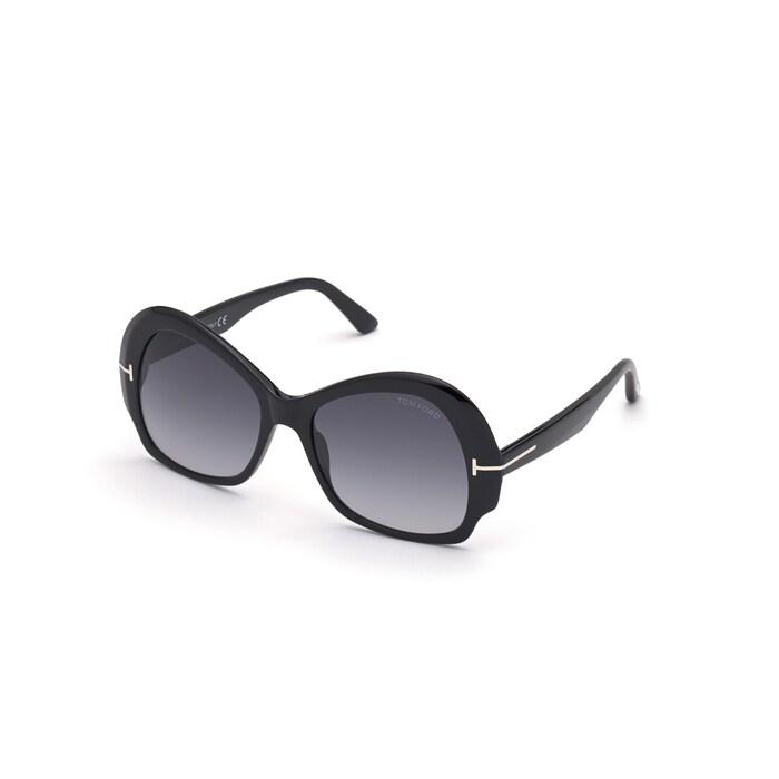 women butterfly black sunglasses