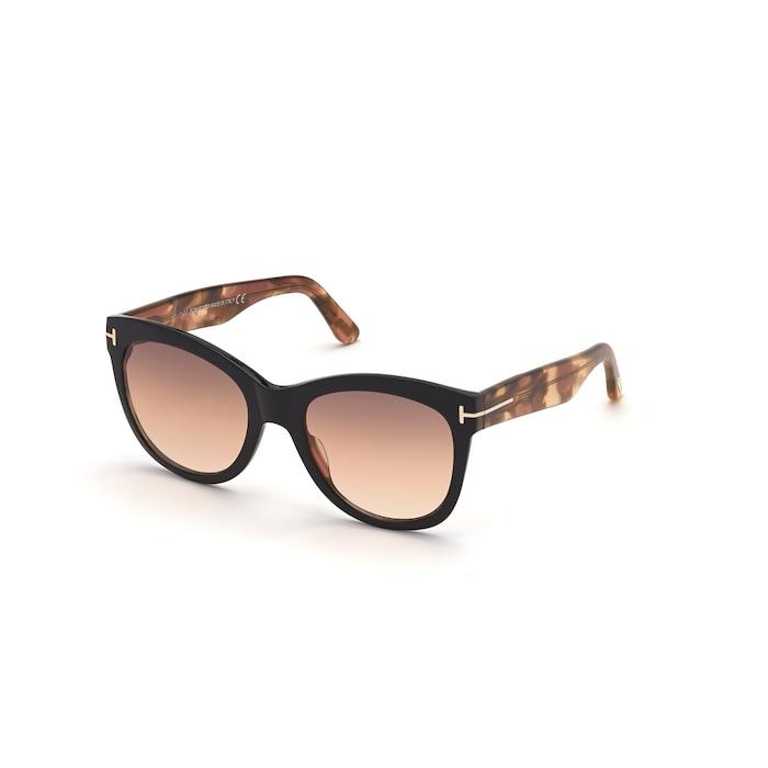 women cat eye black sunglasses