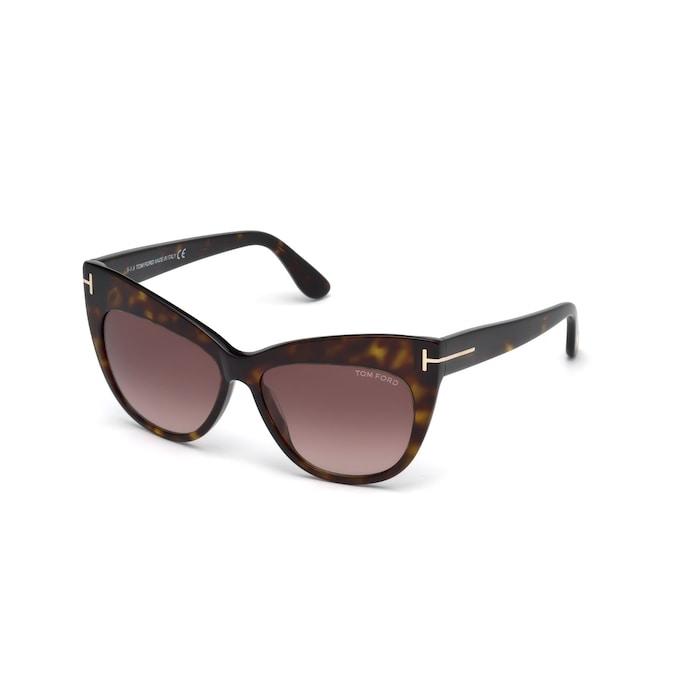 women cat eye brown sunglasses