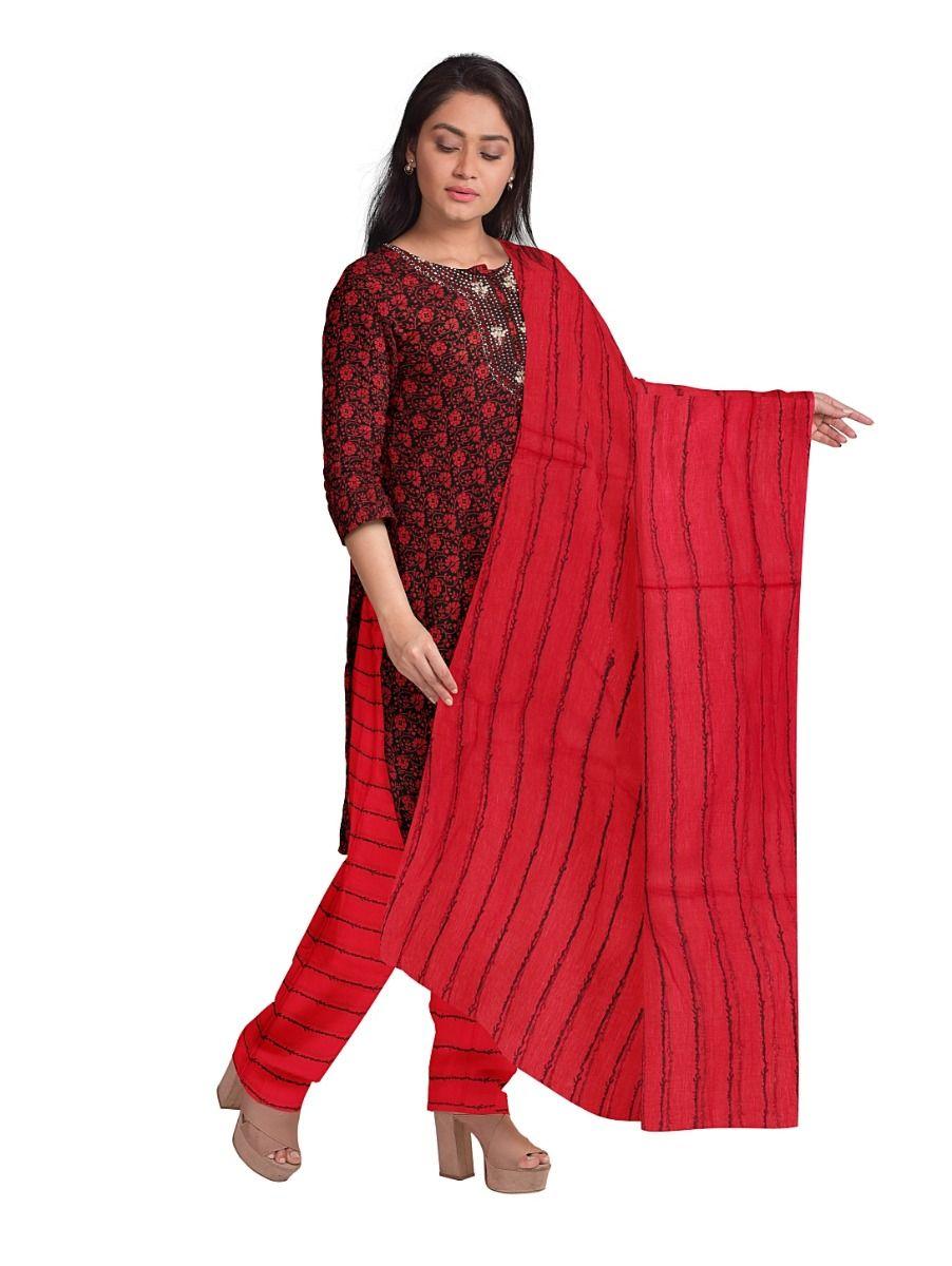 women chanderi cotton dress material - oja9510498