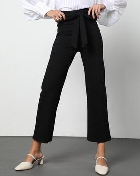 women culottes with tie-up waist