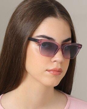 women double gradient butterfly sunglasses-fo014