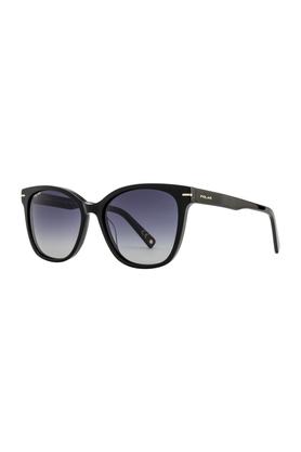 women full rim polarized butterfly sunglasses - pl-gold 105-77-56