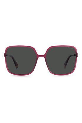 women full rim polarized square sunglasses - pld6128smu1