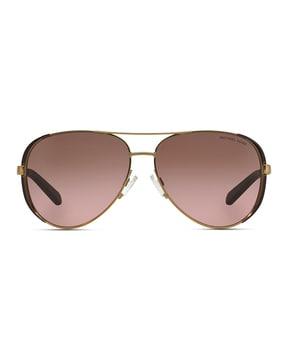 women gradient lens pilot sunglasses - 0mk5004