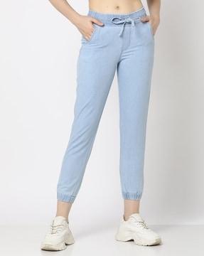 women high-rise tapered fit joggers