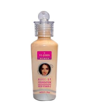 women makeup foundation roll-on with vitamin-e - beige