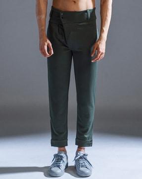 women mid-rise relaxed fit pants