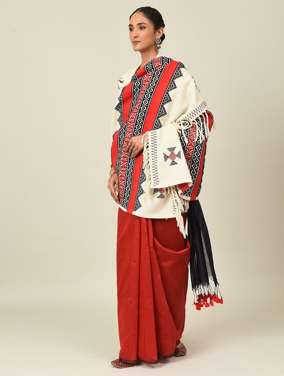 women multicolour cotton hand woven shawls