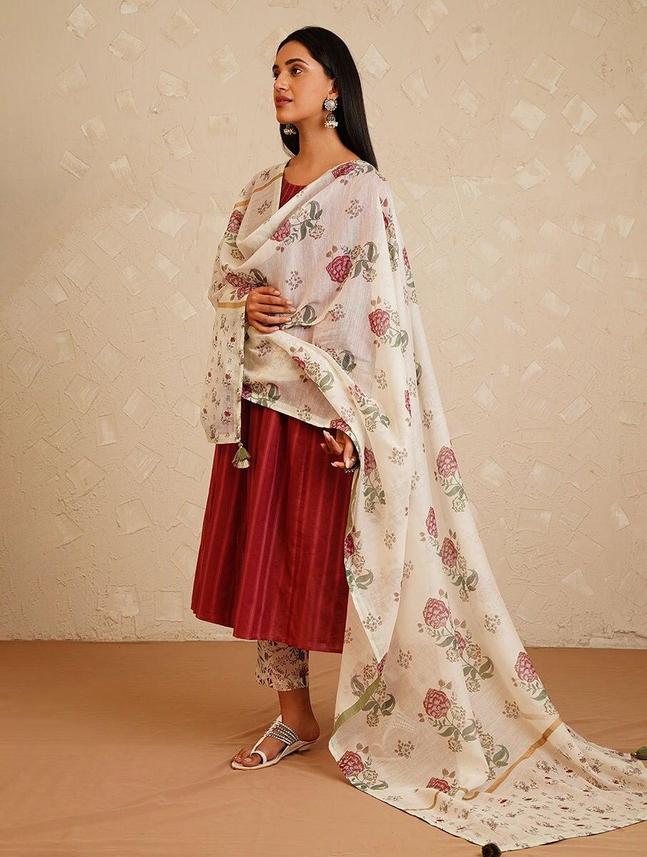 women multicolour cotton silk collection dupatta