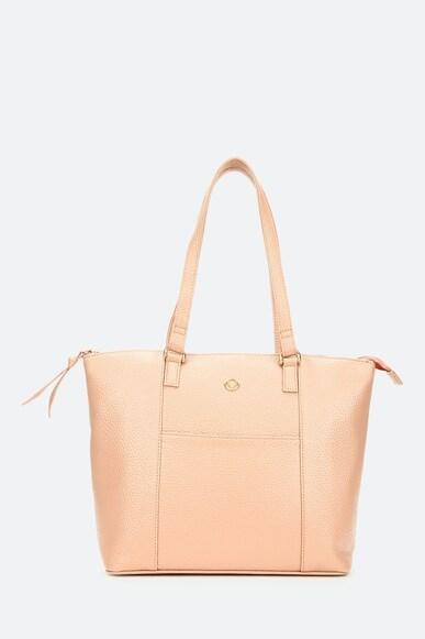 women peach casual handbag