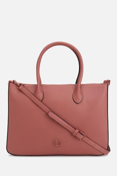women pink casual handbag