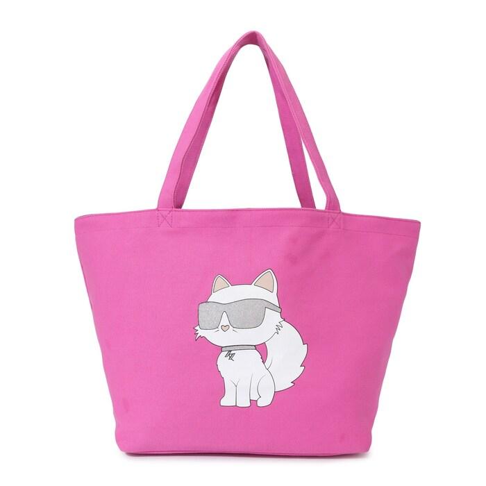 women pink k/ikonik 2.0 choupette shopper bag