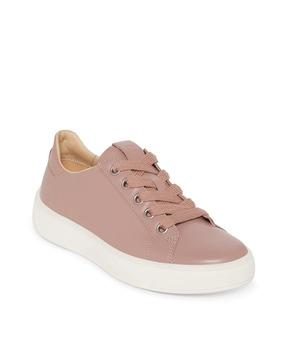 women pink street tray casual shoes