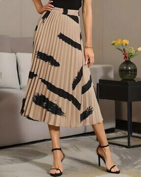 women-printed-a-line-skirt