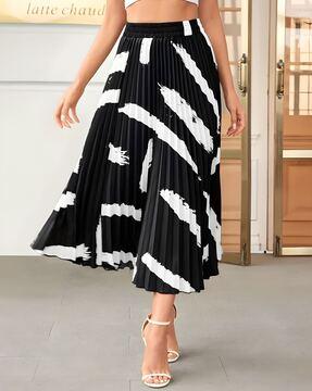 women-printed-a-line-skirt